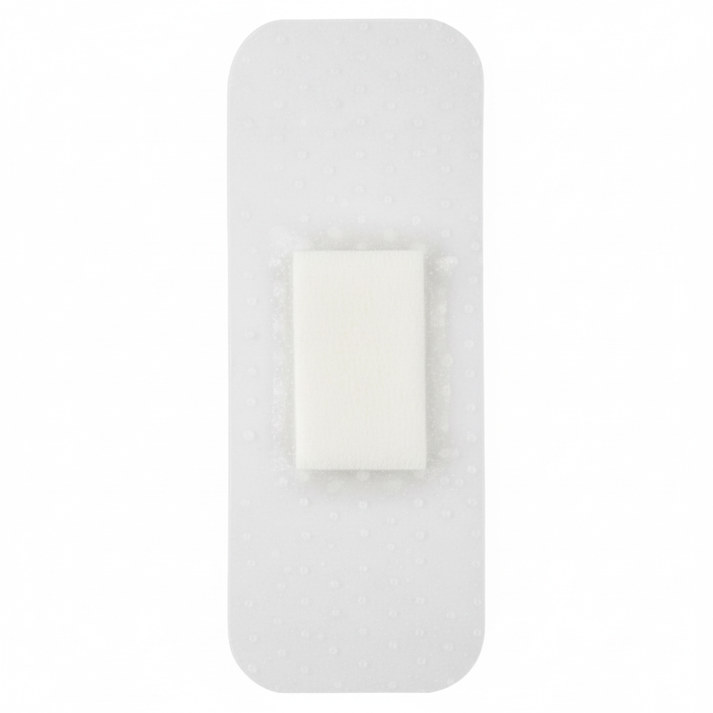 Absorbent wound pad detail