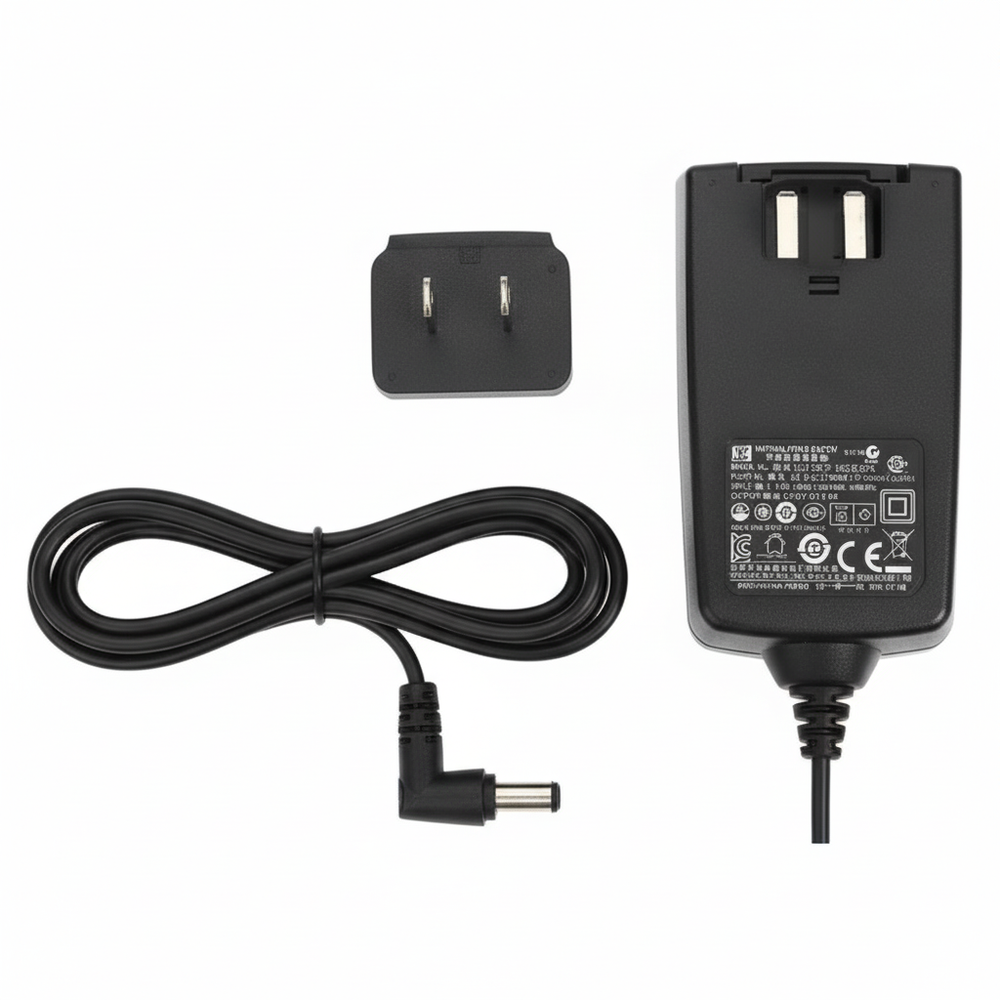 Adapter with prongs detached showing modular design