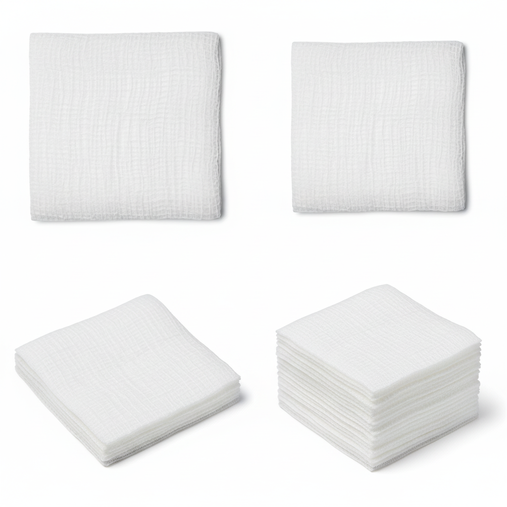 Additional product angles for McKesson Gauze Sponges