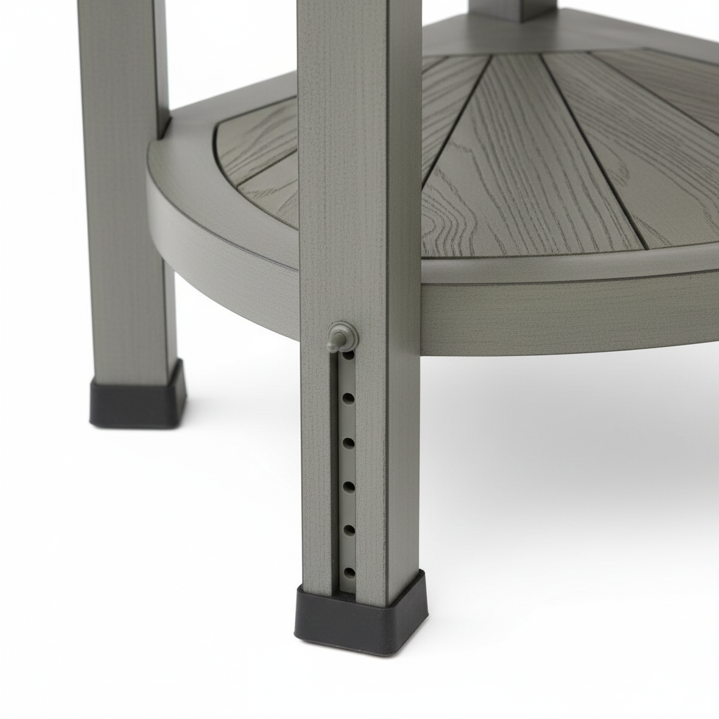 Adjustable leg detail