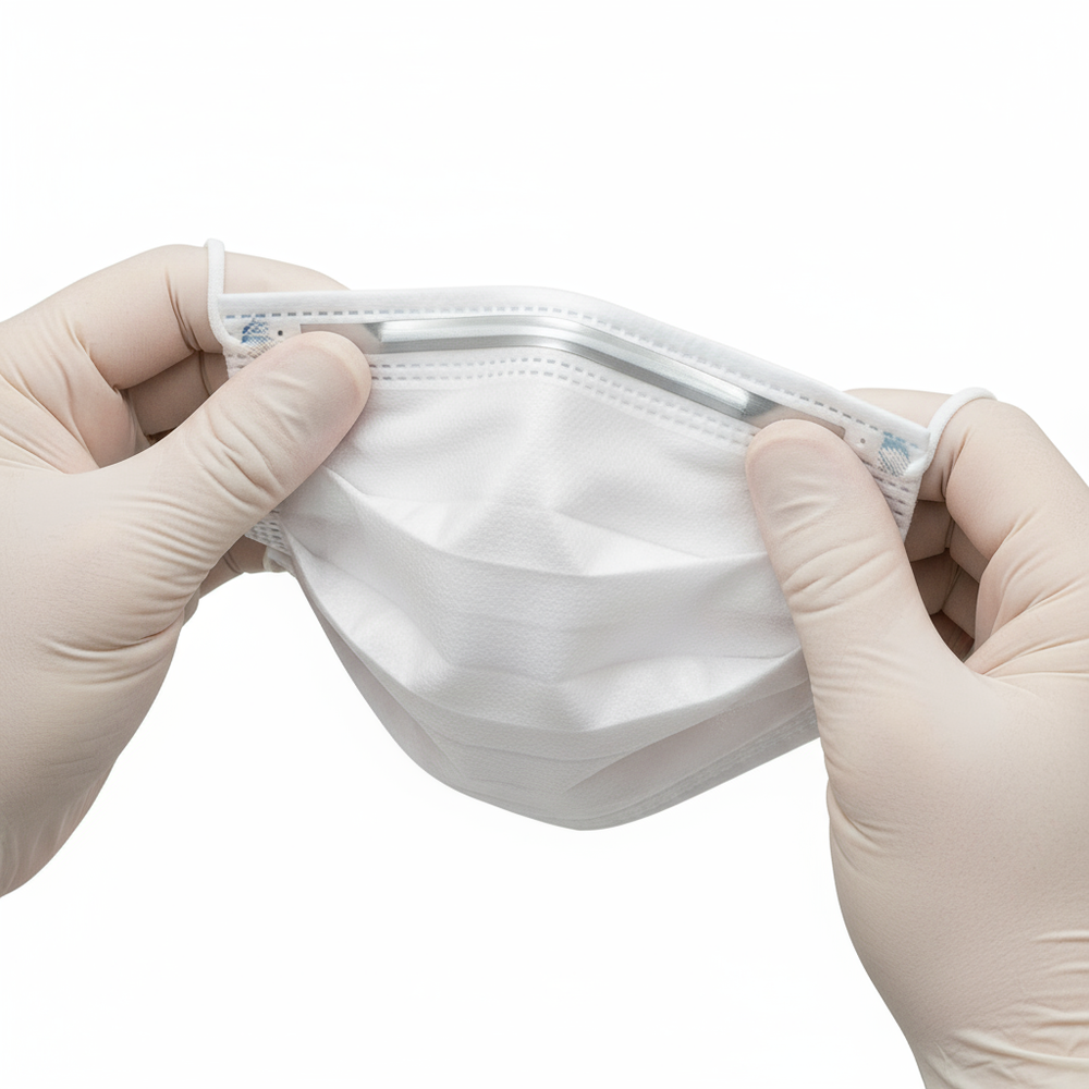 Aluminum nose piece being molded