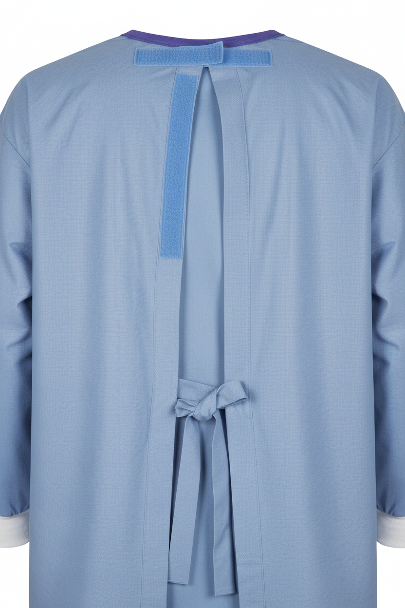 Back view showing hook and loop closure