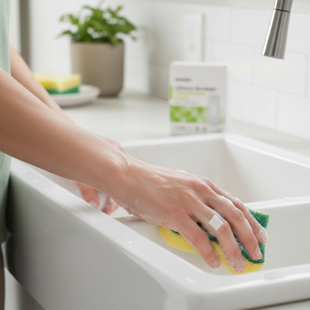 Bandage on finger during movement