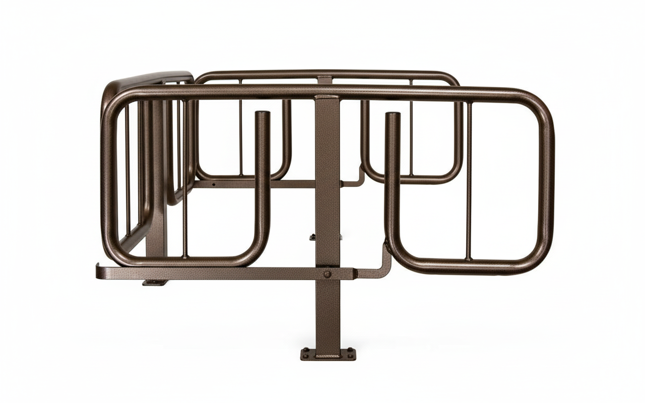 Bariatric Bed Rails Side View