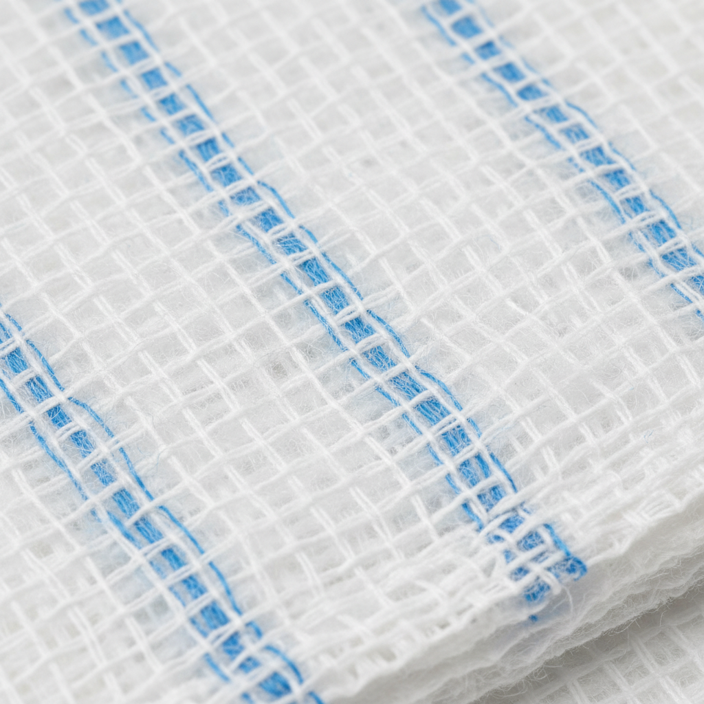 Barium sulfate strand detail