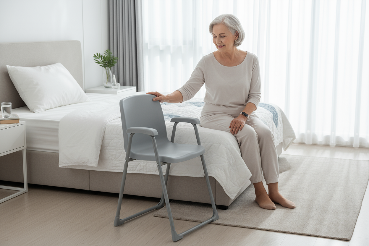 Bedside Commode in Home Setting
