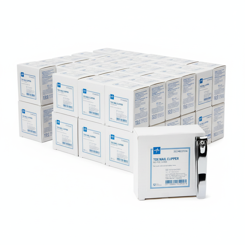 Box of 12 clippers arranged in organized display