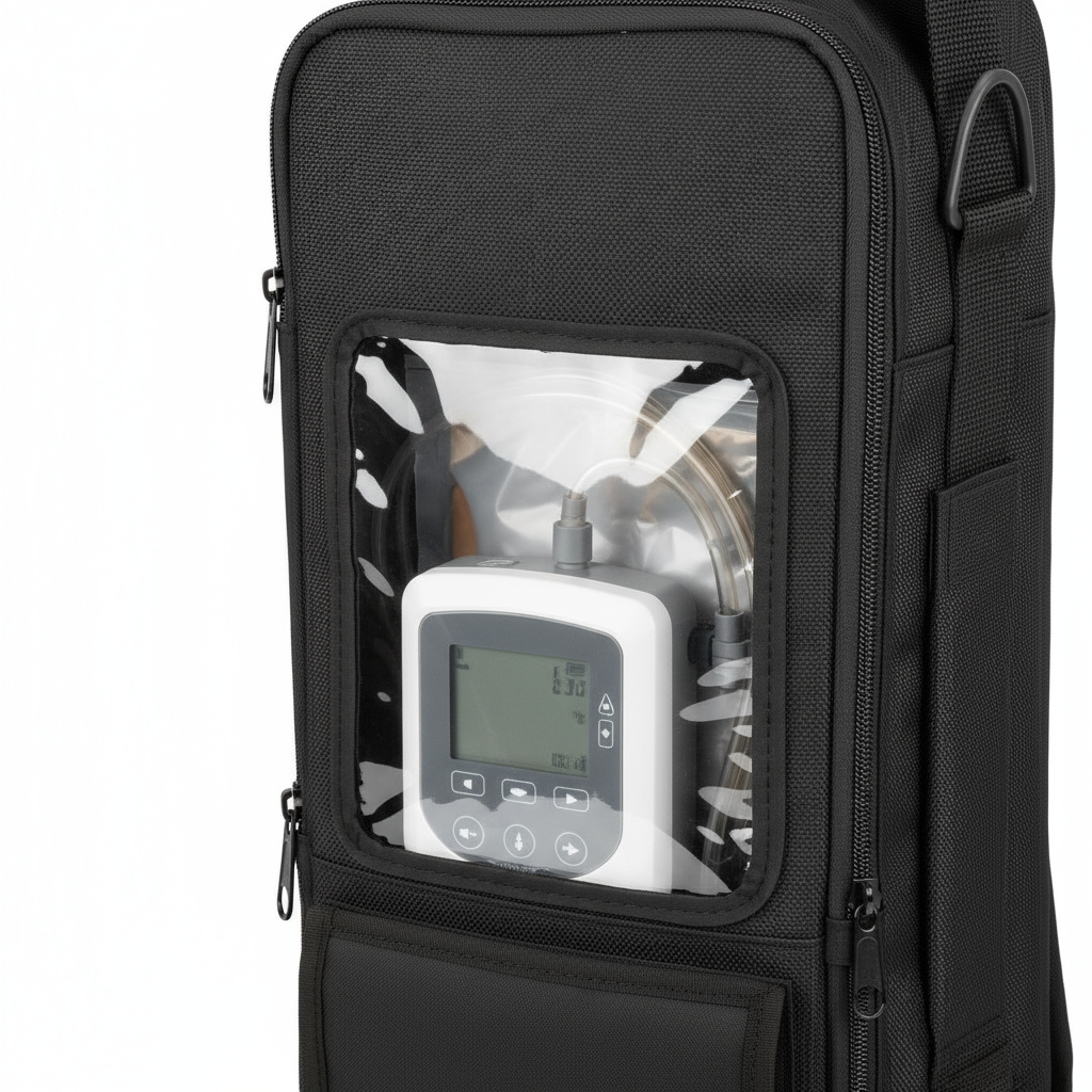 Clear PVC window detail