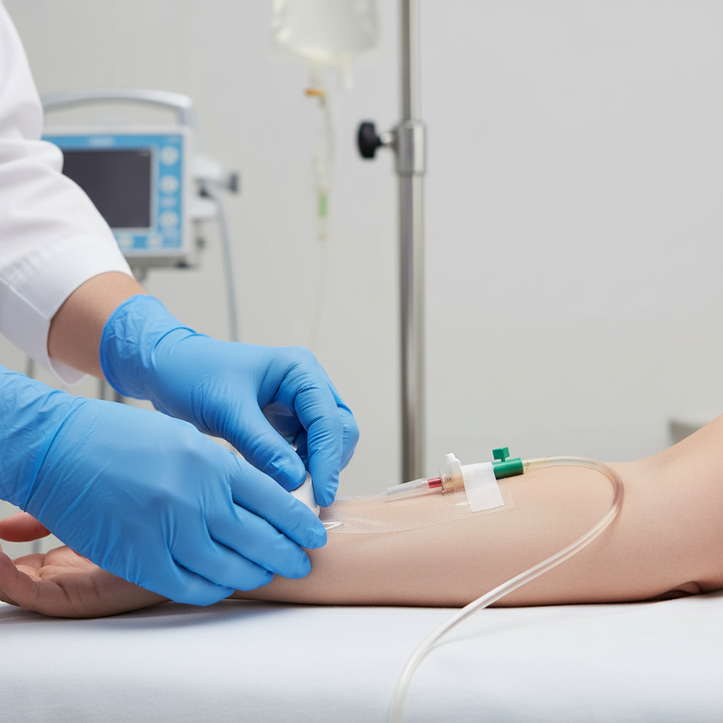 Clinical application shot