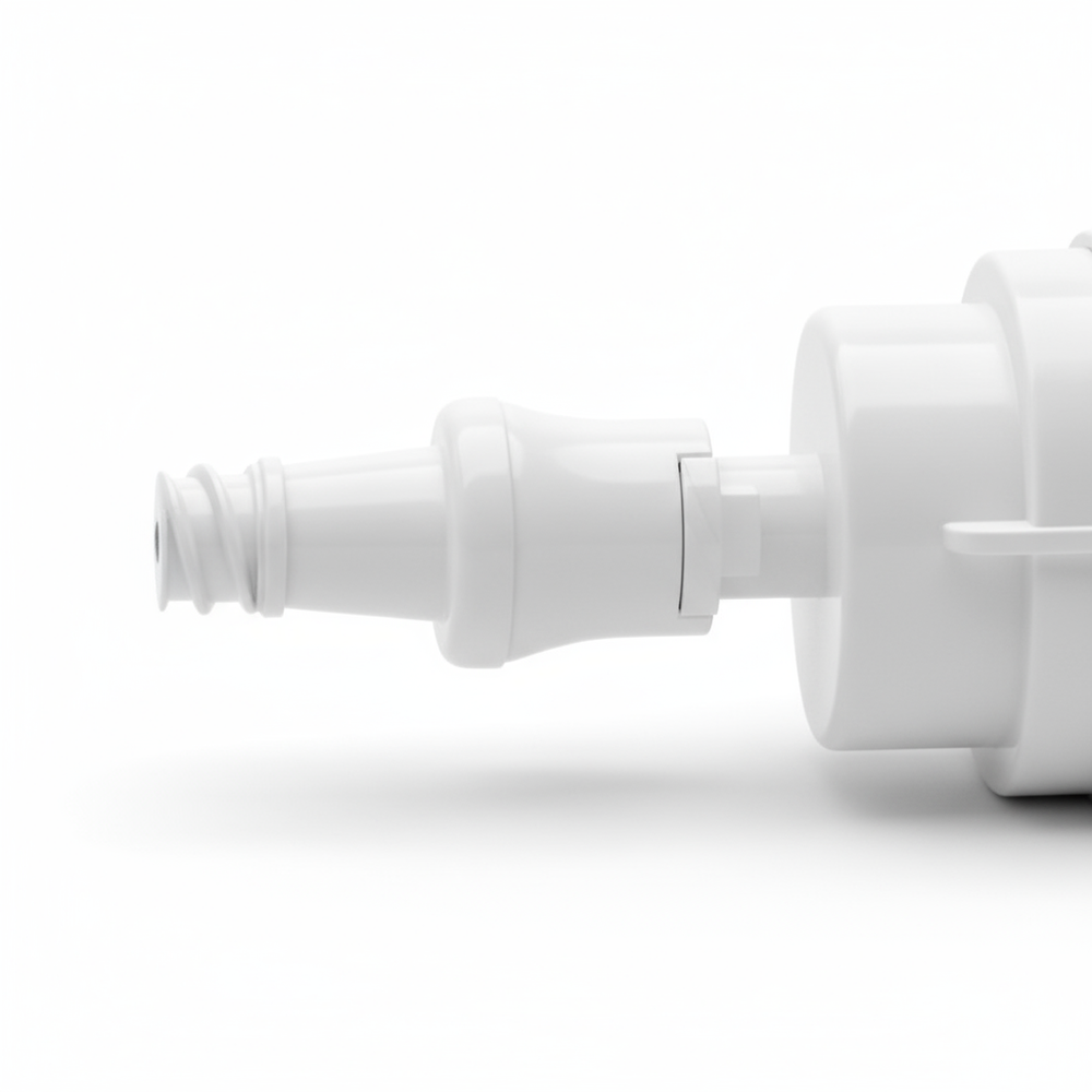 Close-up detail of connection mechanism