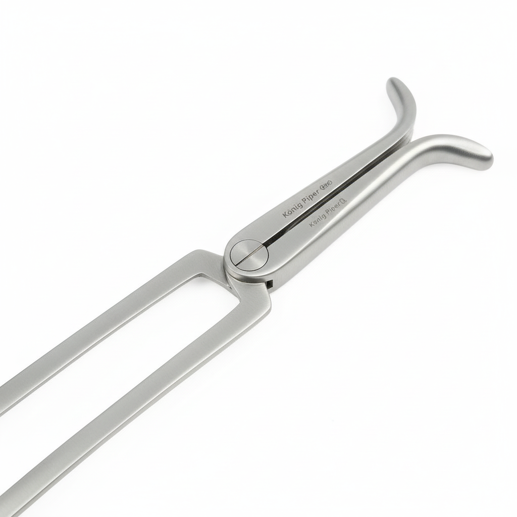 Close-up of blade tips and locking mechanism