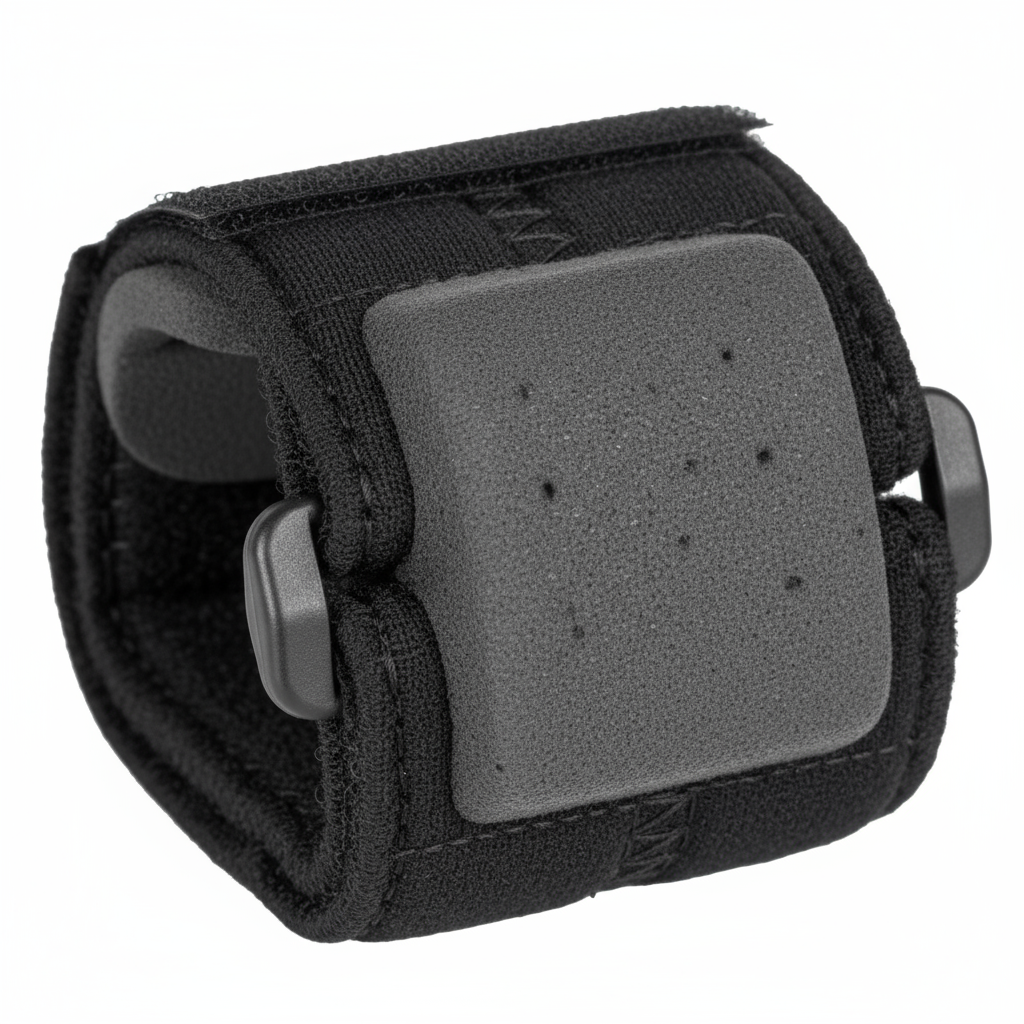 Close-up of compression pad