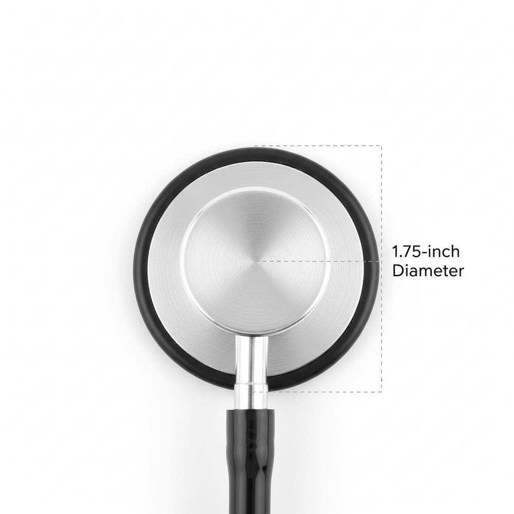 Close-up of diaphragm and chestpiece