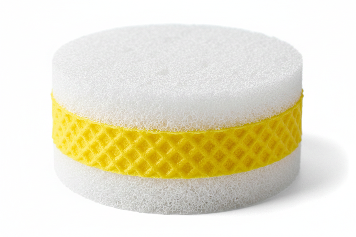 Close-up of foam texture