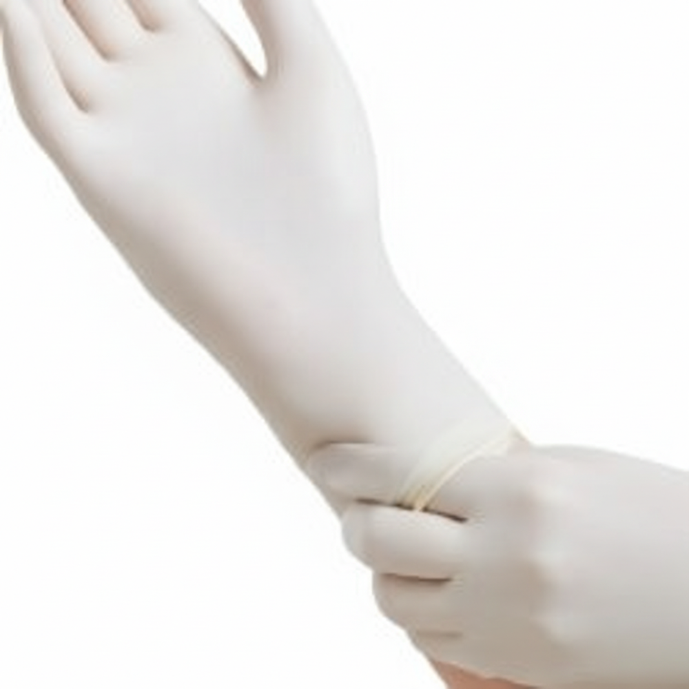 Close-up of inverted beaded cuff