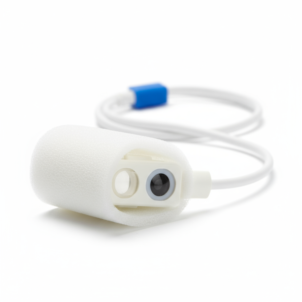 Close-up of microfoam sensor