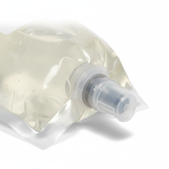 Close-up of sealed nozzle