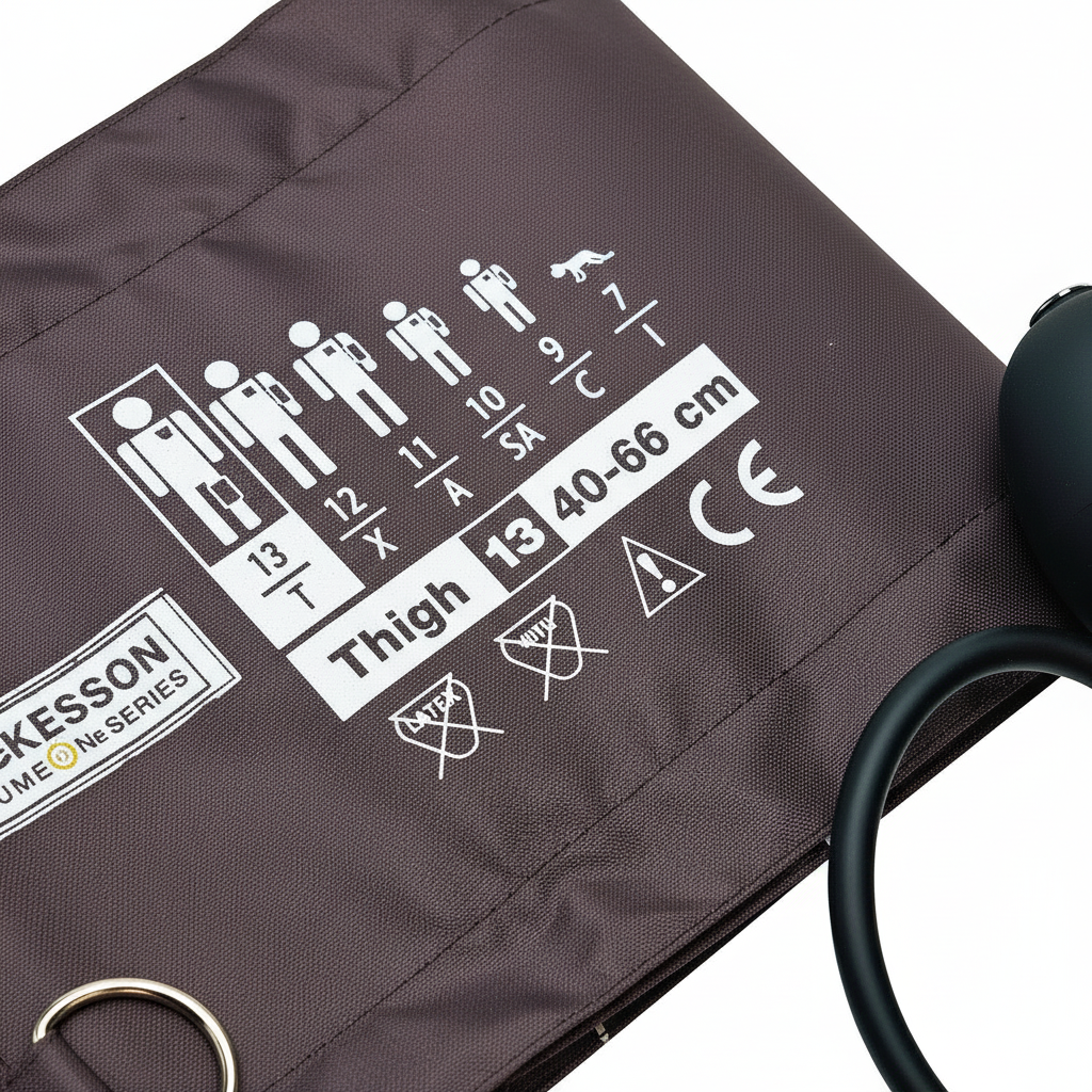 Close-up of Size Guide marking indicators