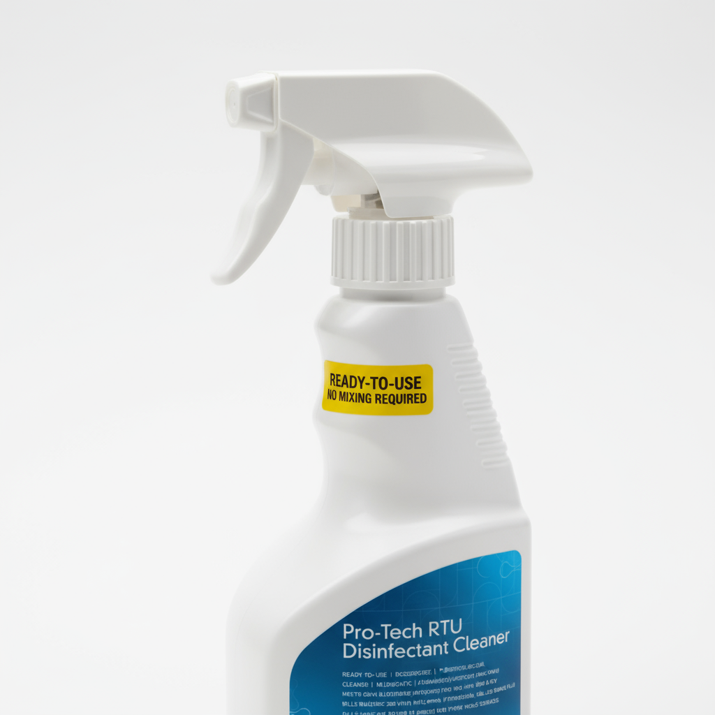 Close-up of spray mechanism