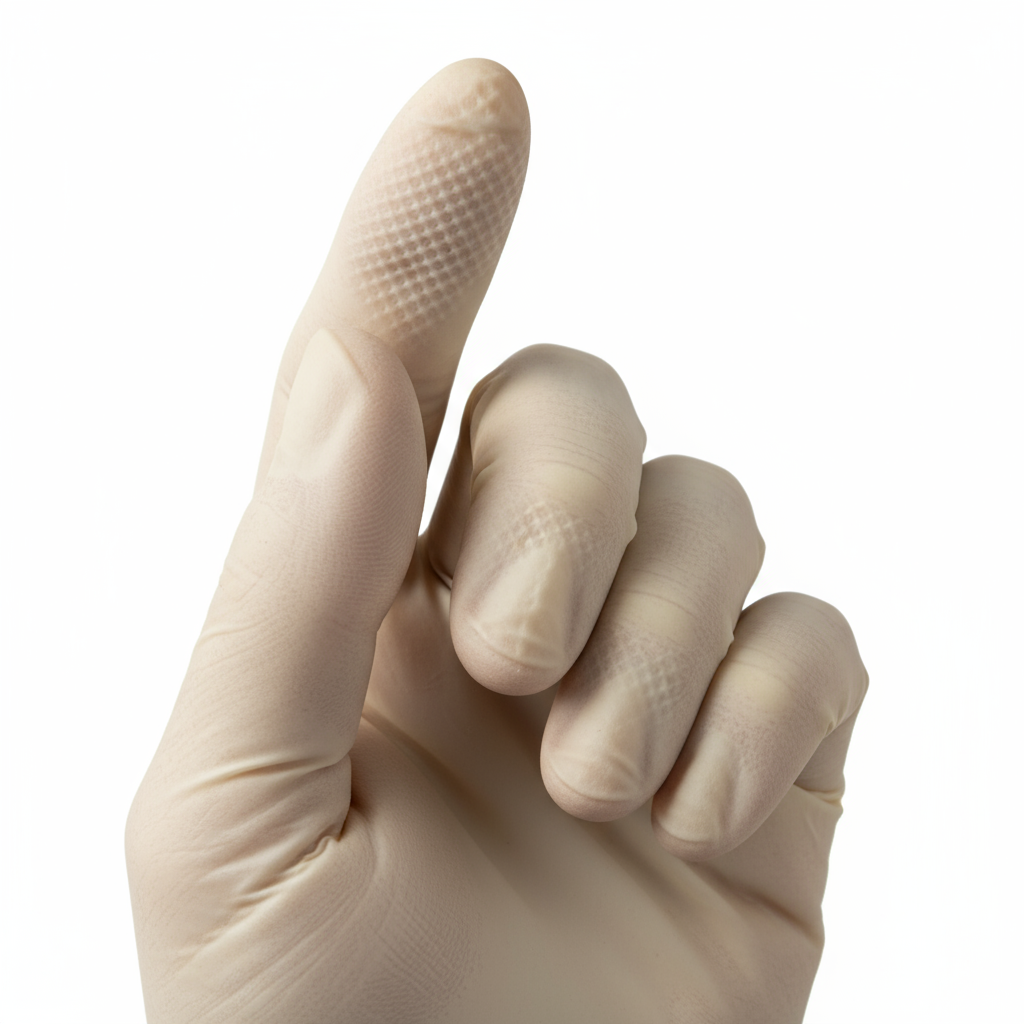 Close-up of textured grip