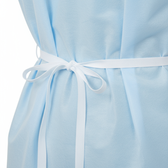 Close-up of waist belt closure system