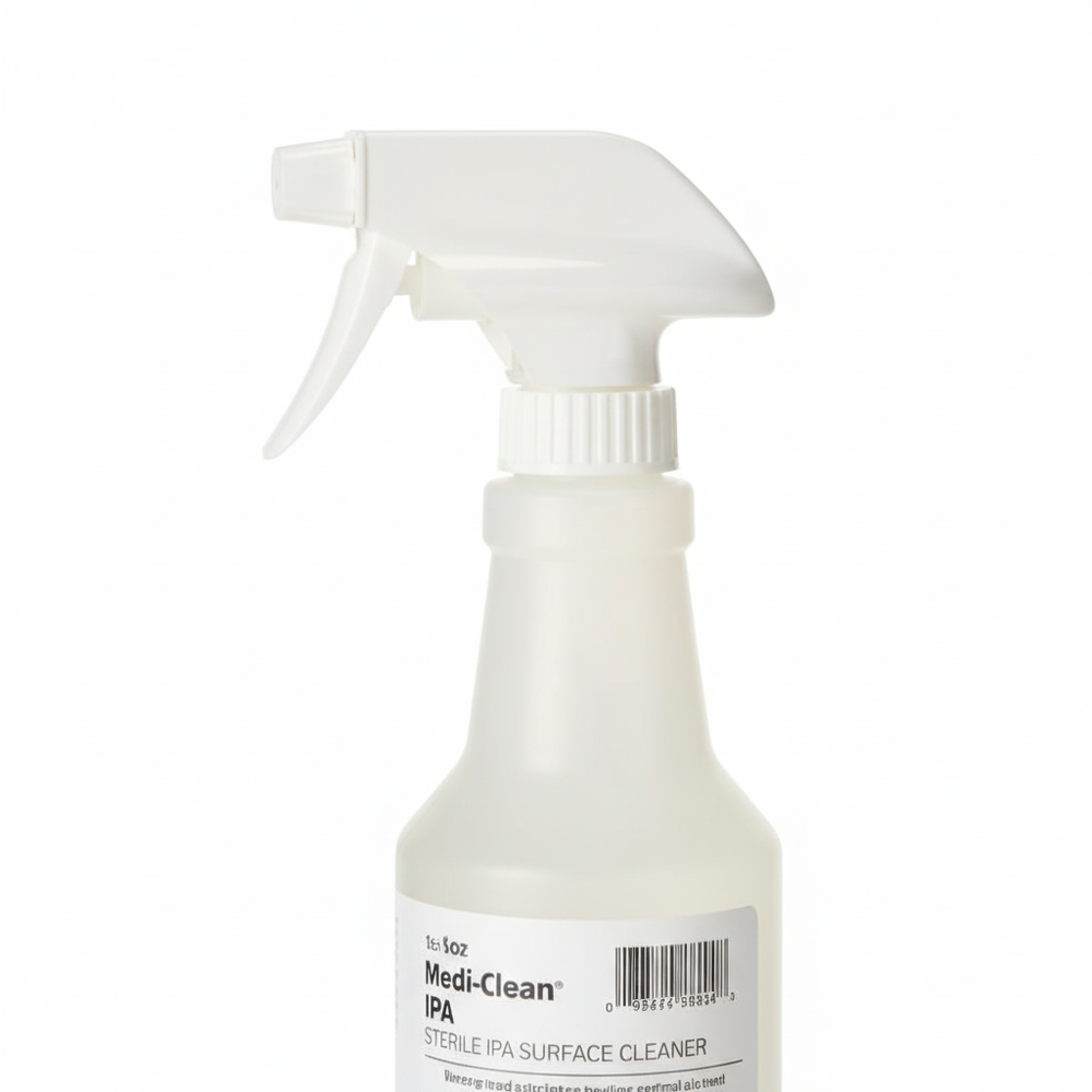 Close-up showing trigger sprayer and labeling