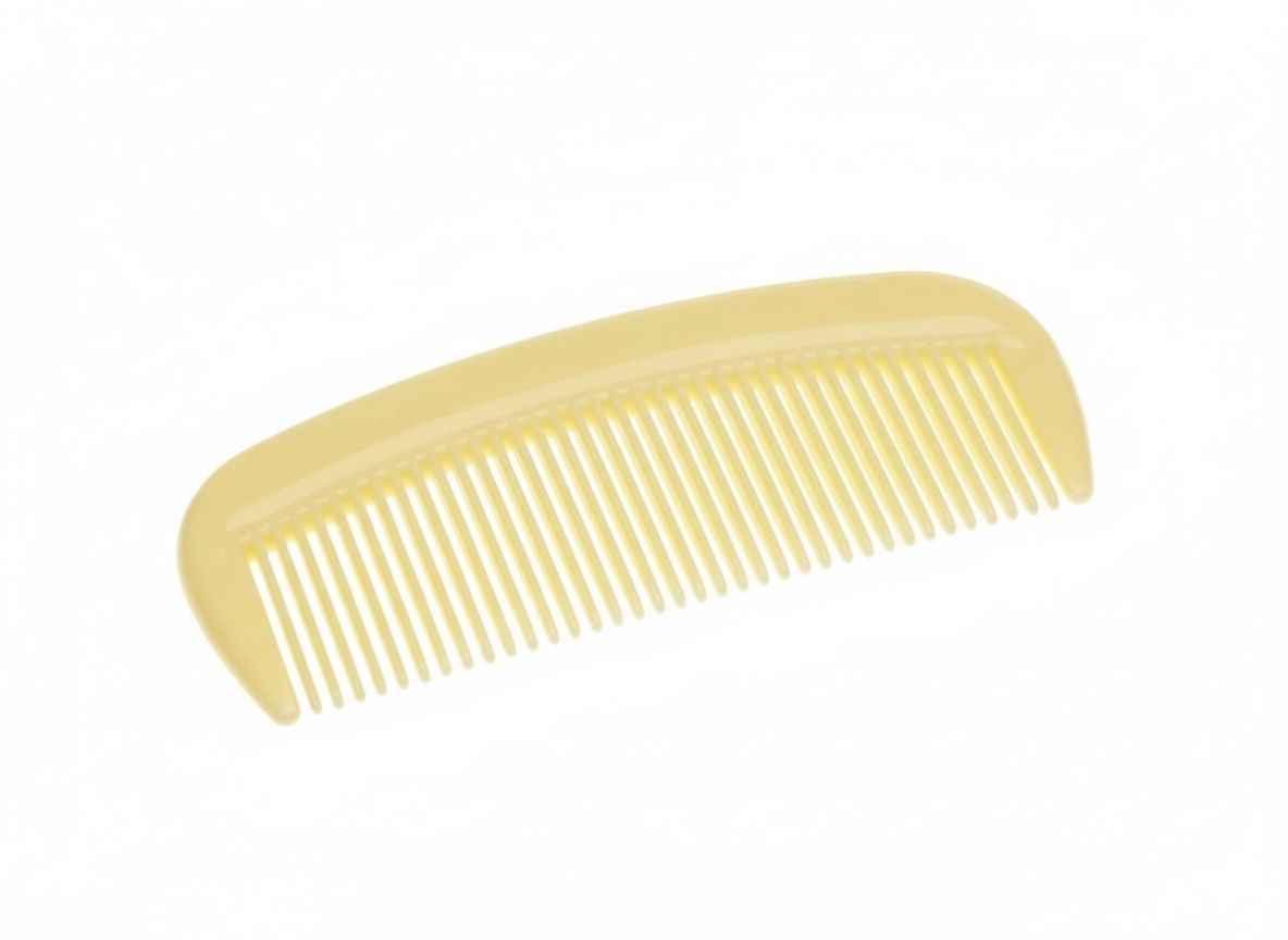Comb teeth close-up