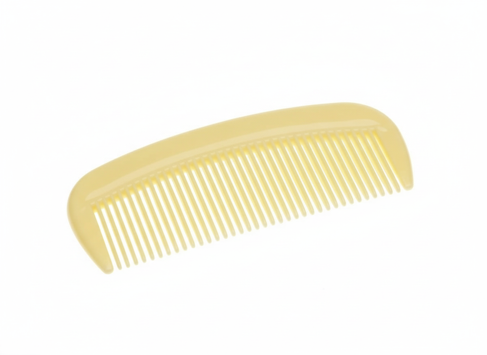 Comb teeth close-up