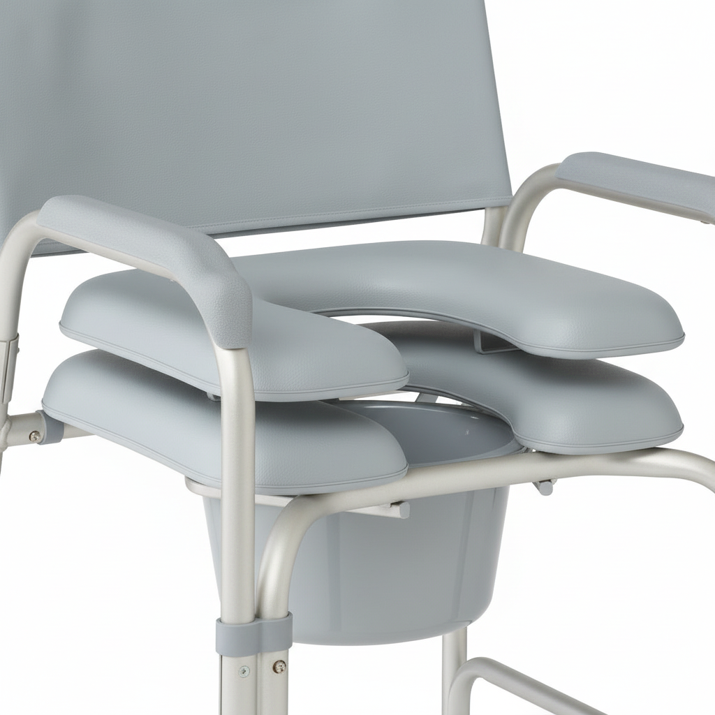 Commode bucket detail