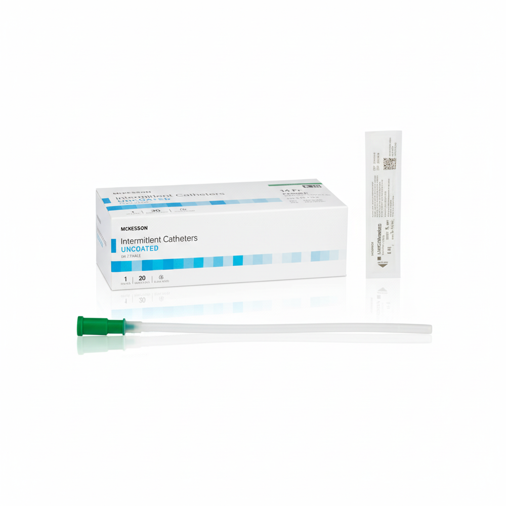 Complete catheter laid out straight