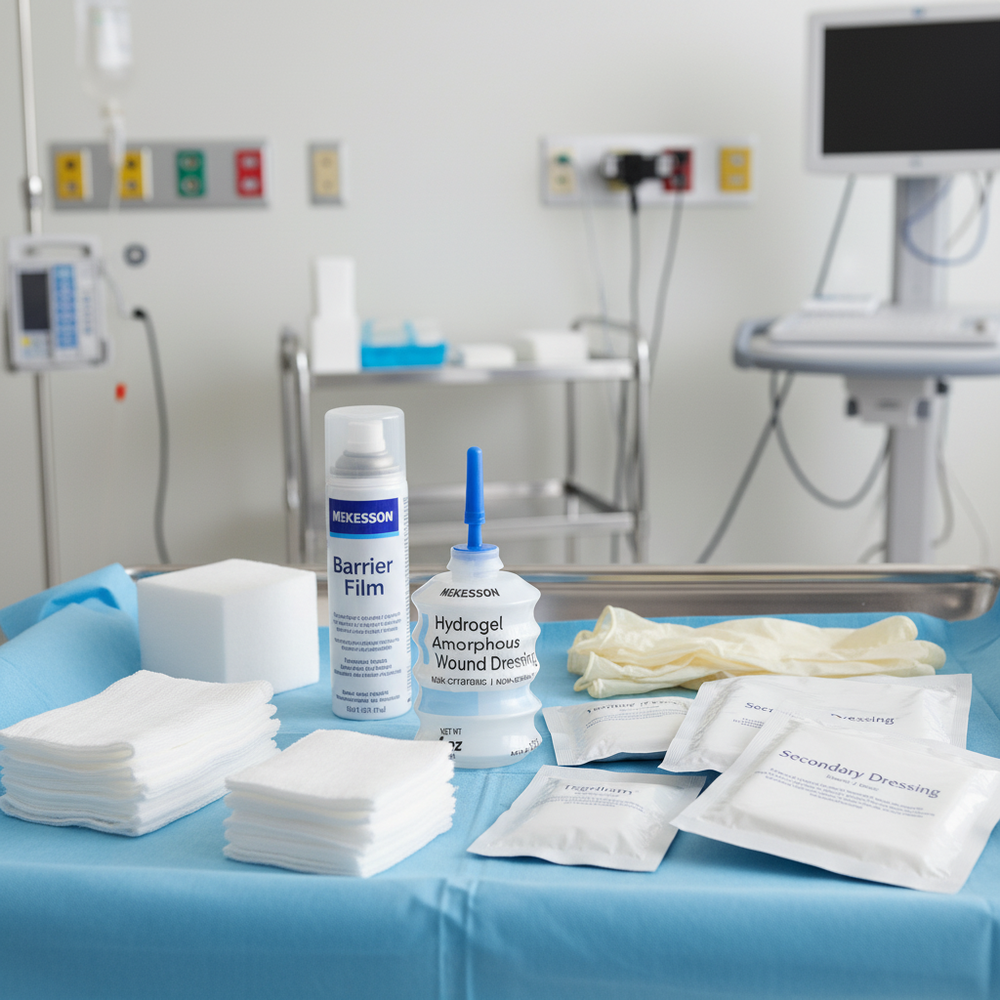 Complete wound care setup