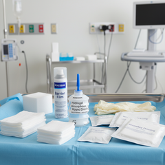 Complete wound care setup