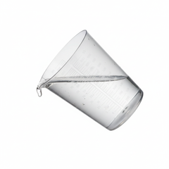 Container tilted showing controlled pouring from corner