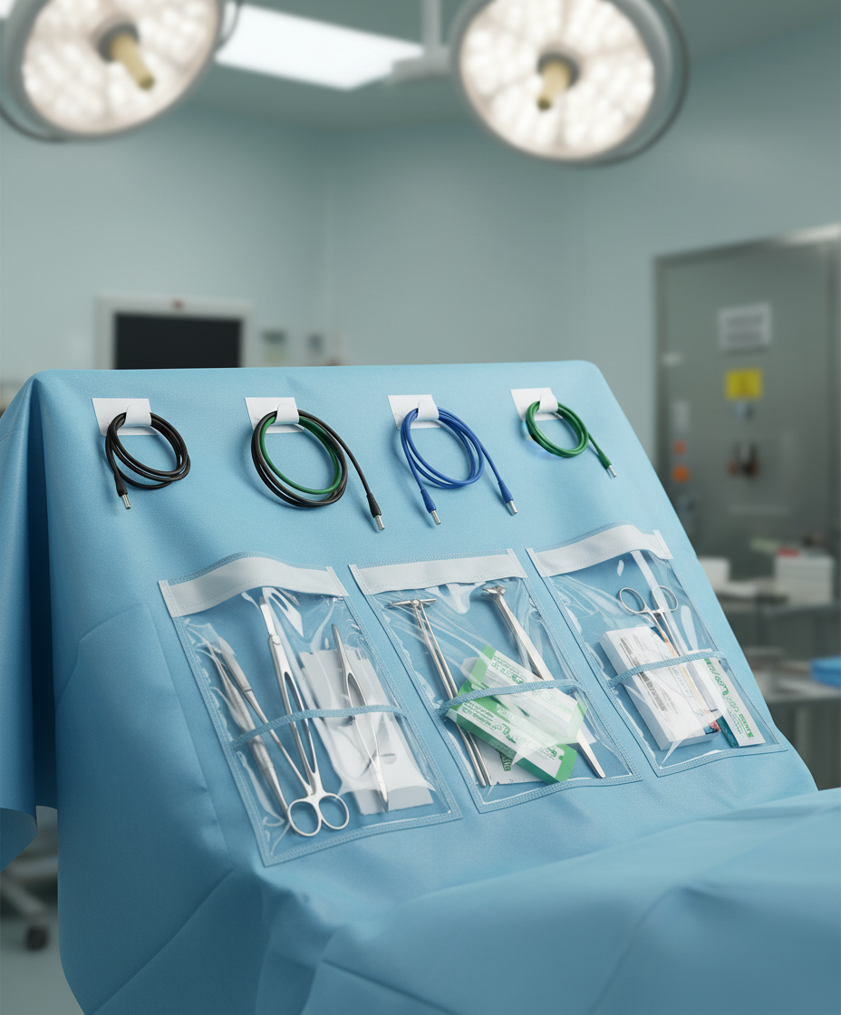 Cord Holders and Instrument Pouches