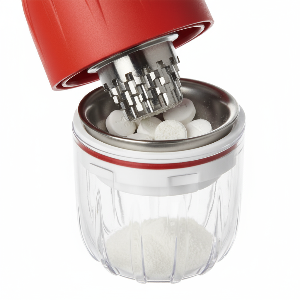 Crushing mechanism detail