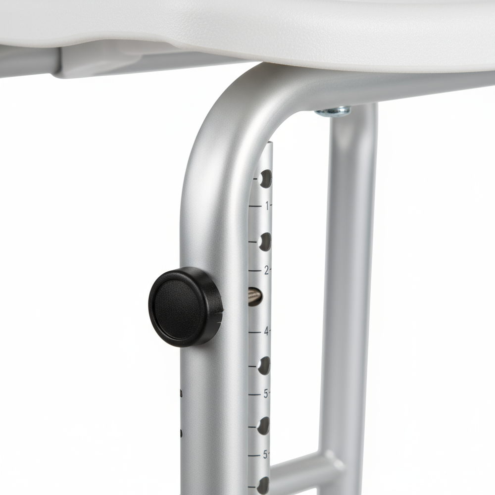 Detail of Euro-style clip adjustment system