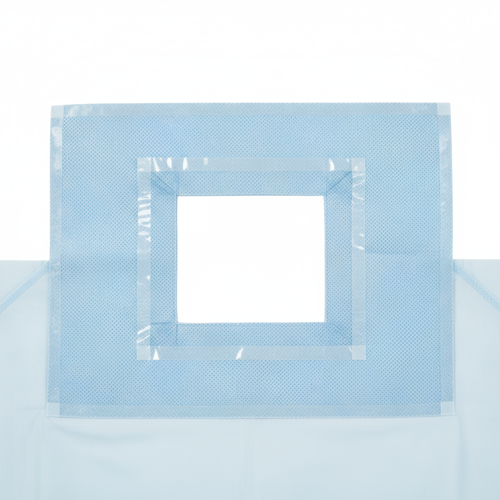 Detail of fenestration with adhesive border