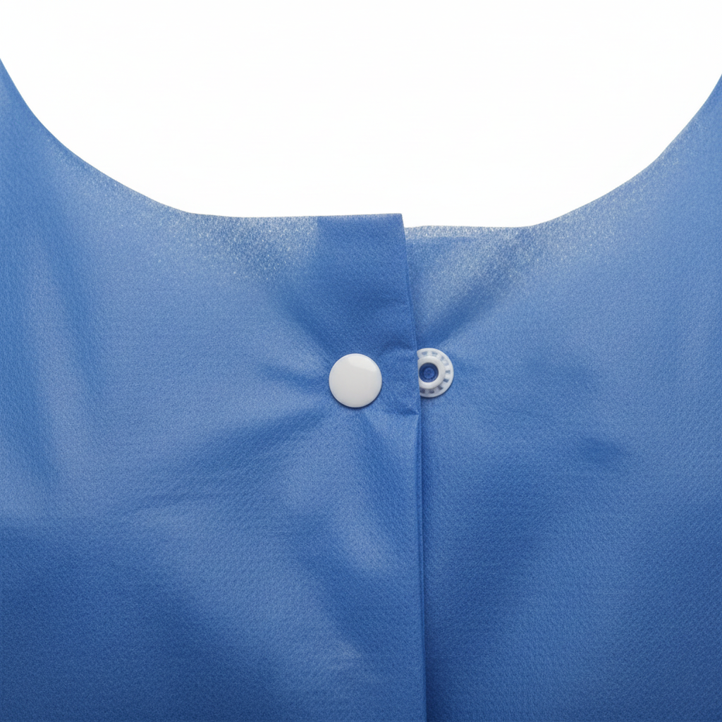 Detail of snap closures