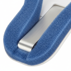 Detail shot of foam padding