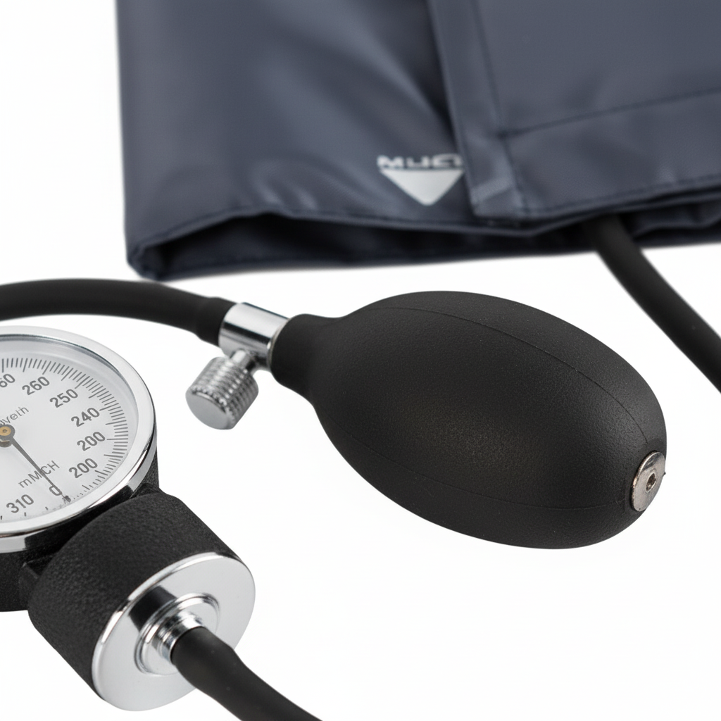 Detail shot of valve and bulb