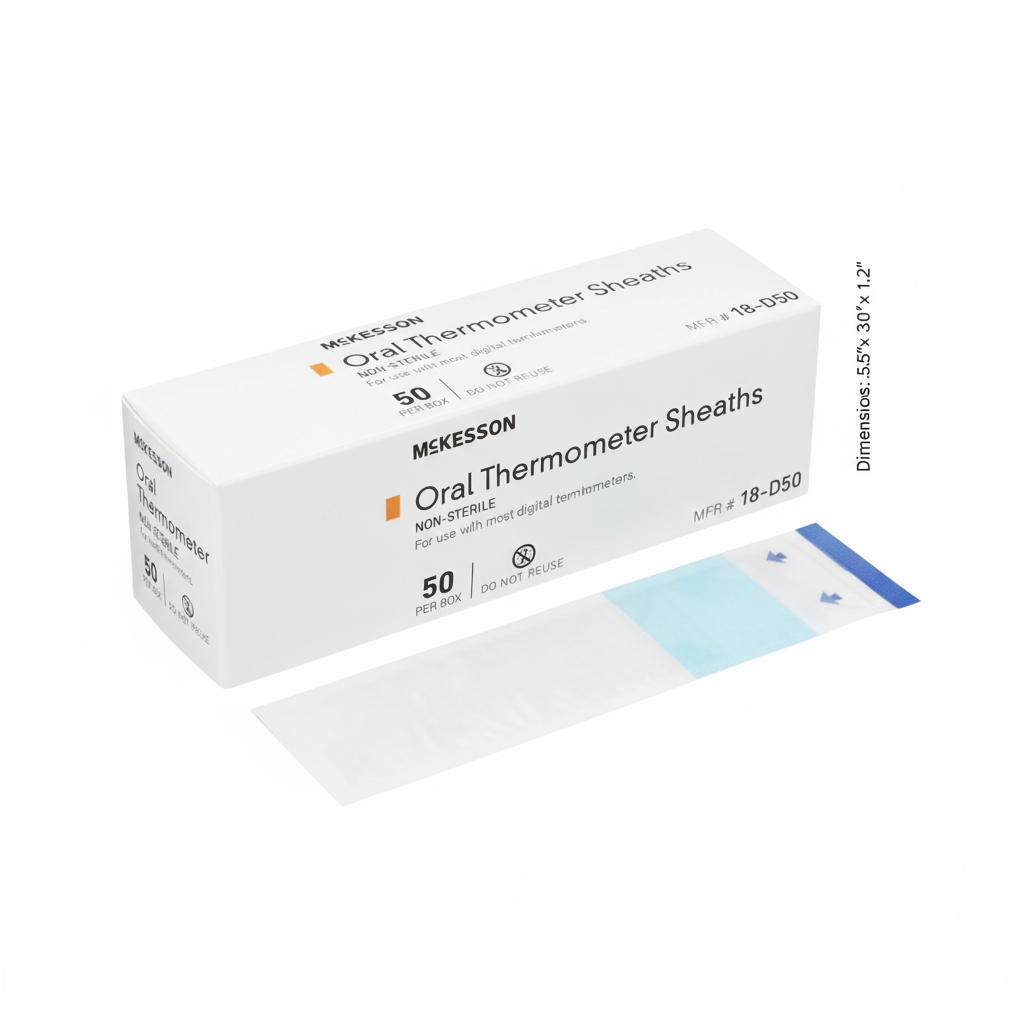 Different angle of thermometer sheath box