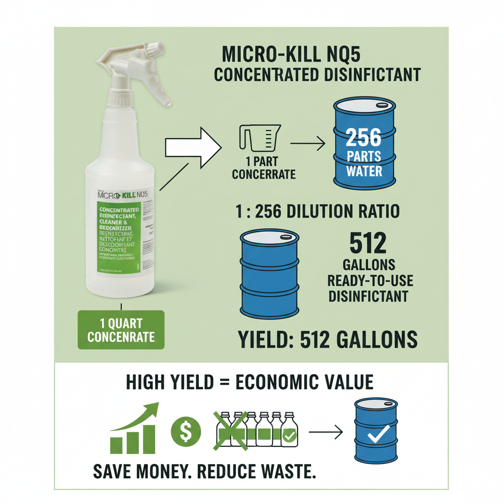 Dilution ratio infographic