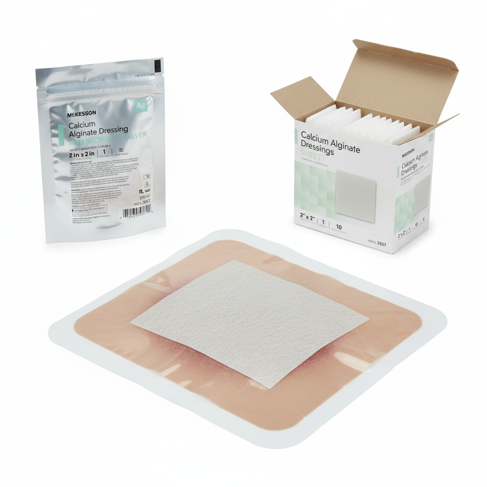 Dressing with secondary overlay