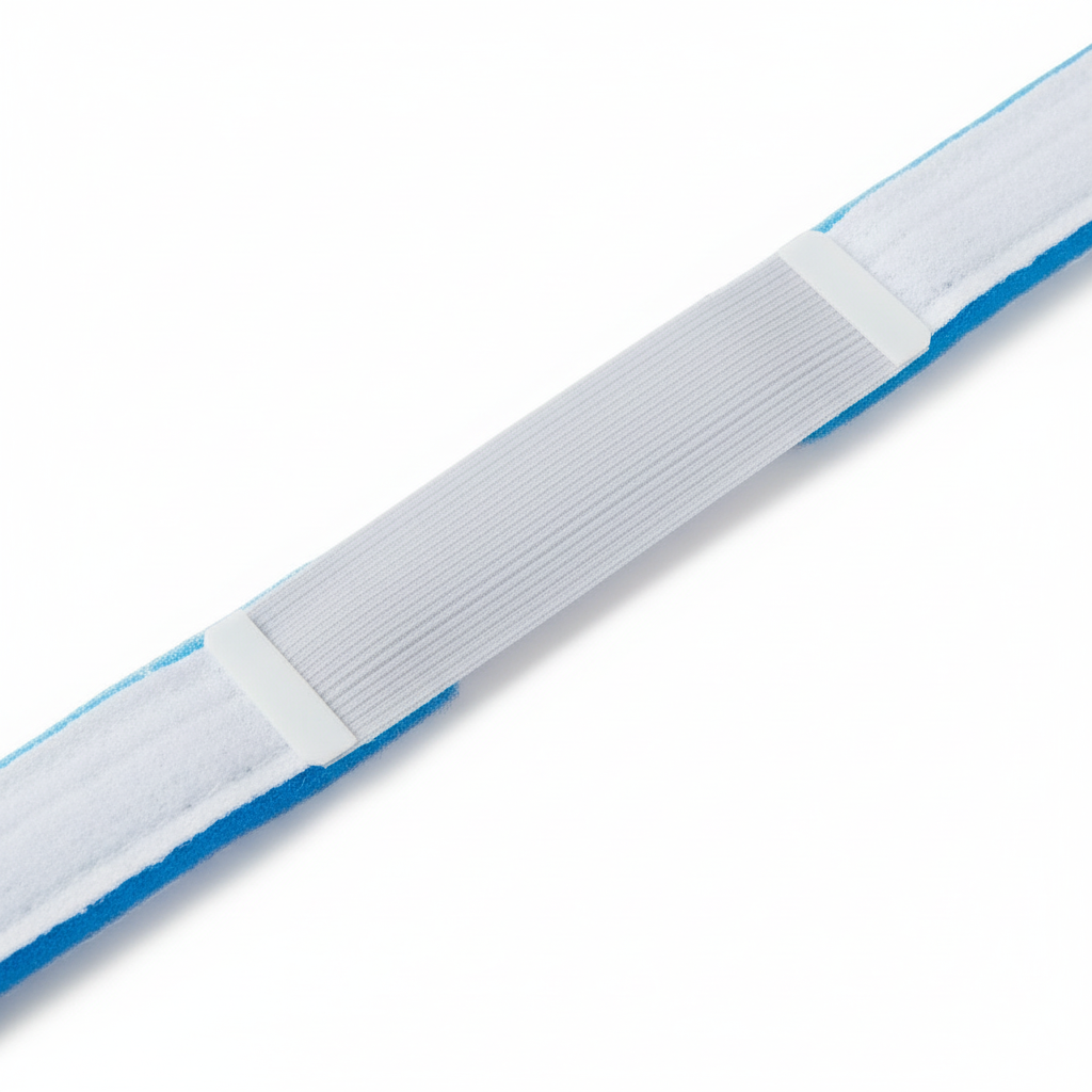 Elastic component in strap