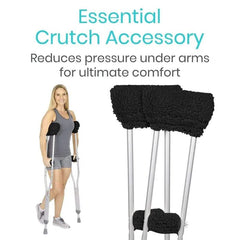 Sheepskin Crutch Pads