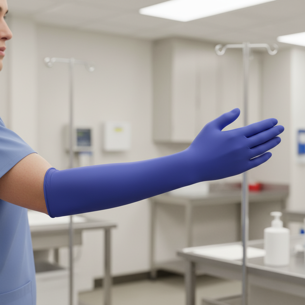 Extended cuff on hand