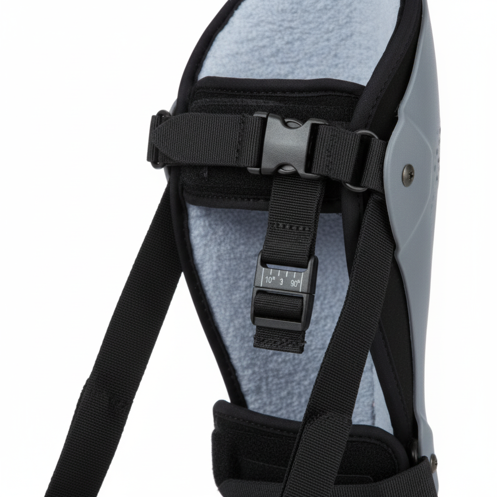 Flexion straps close-up