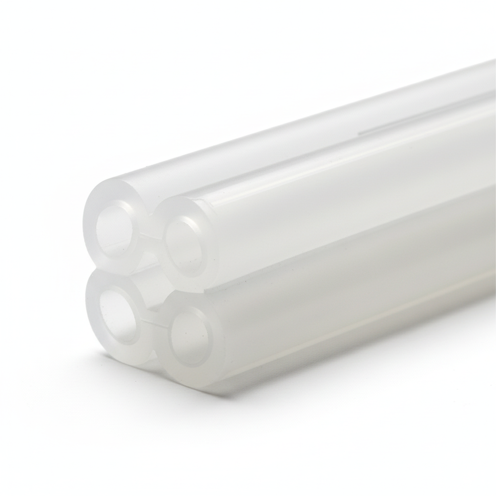 Fluted channel detail close-up