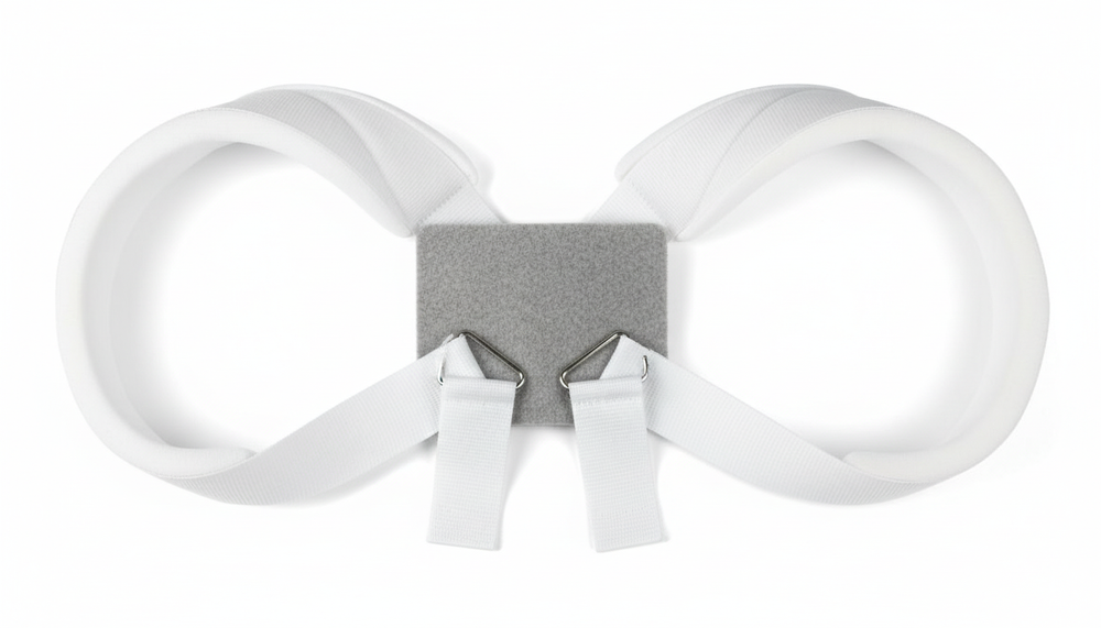 Front view laid flat