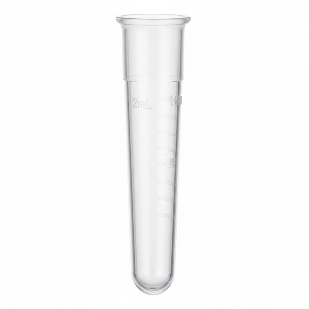 Front view of centrifuge tube